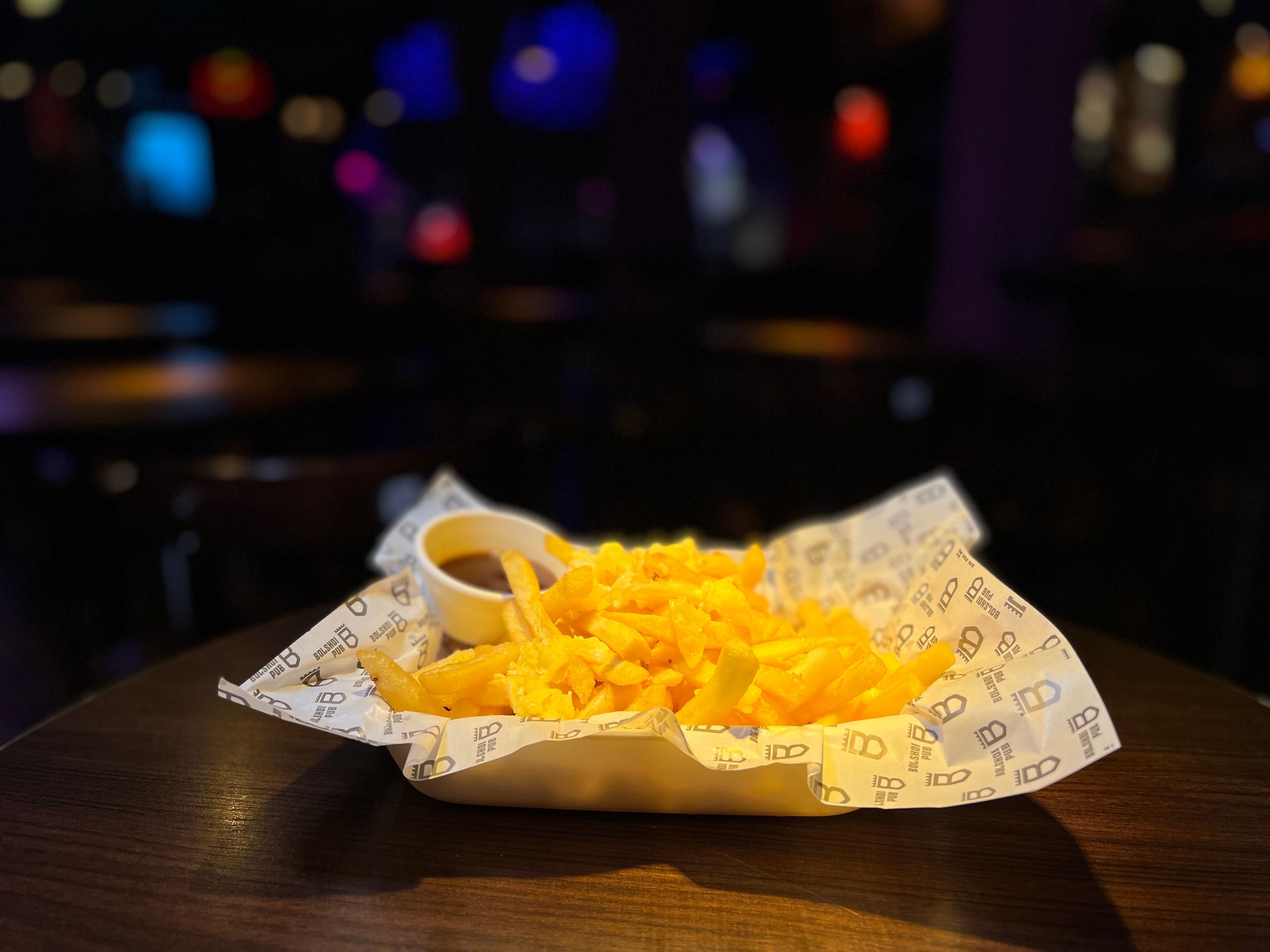 BATATA FRITA COM QUEIJO (400Gr)