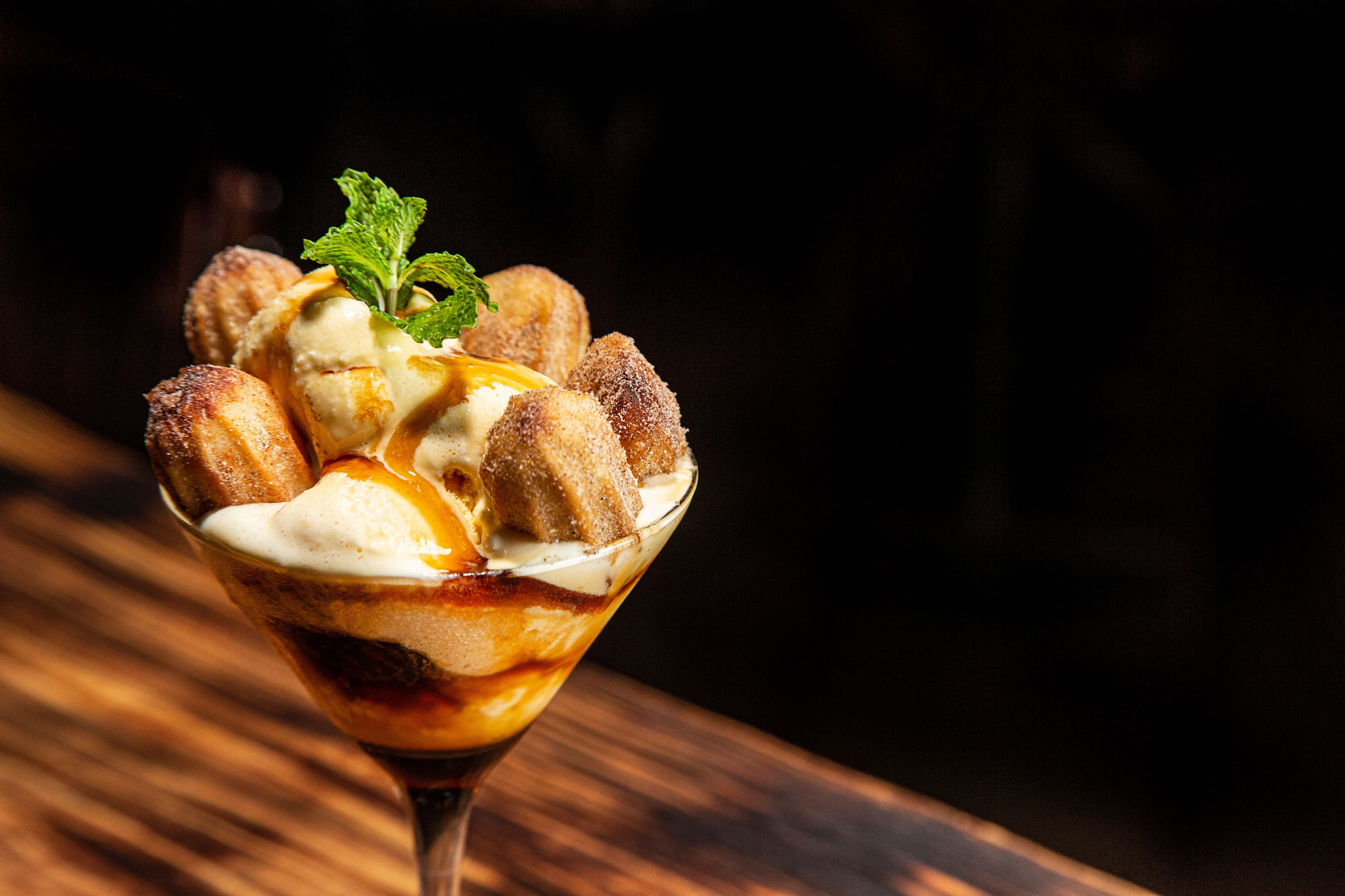 TAÇA DE CHURROS COM SORVETE